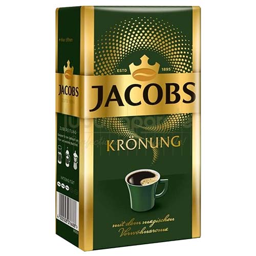Pachet cu 500g de cafea macinata Jacobs Kronung alintaroma 